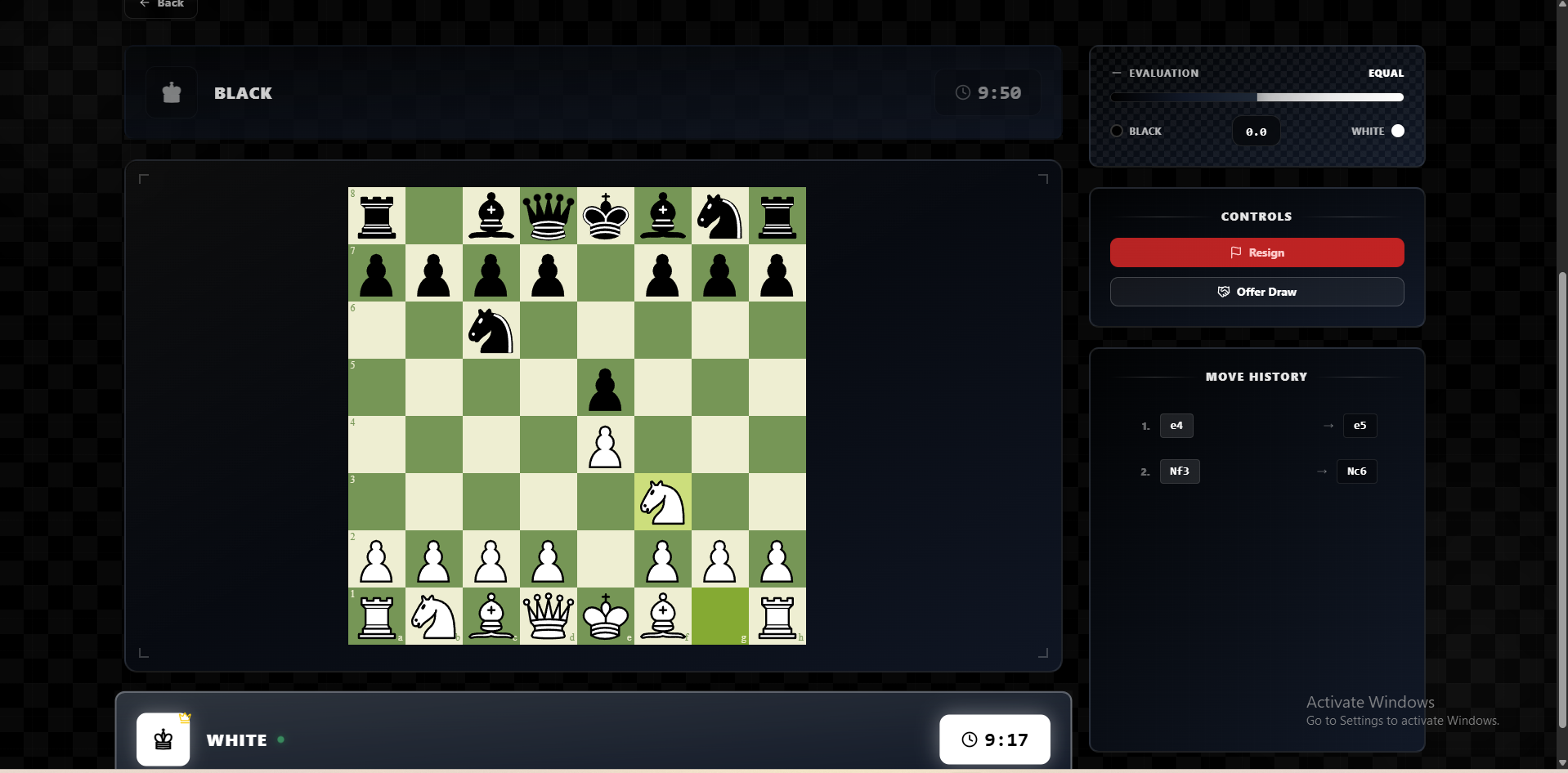 Reactive Chess